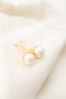 Heliophilia Silver Pendientes de Metal Dorados con Circonio CKP9356